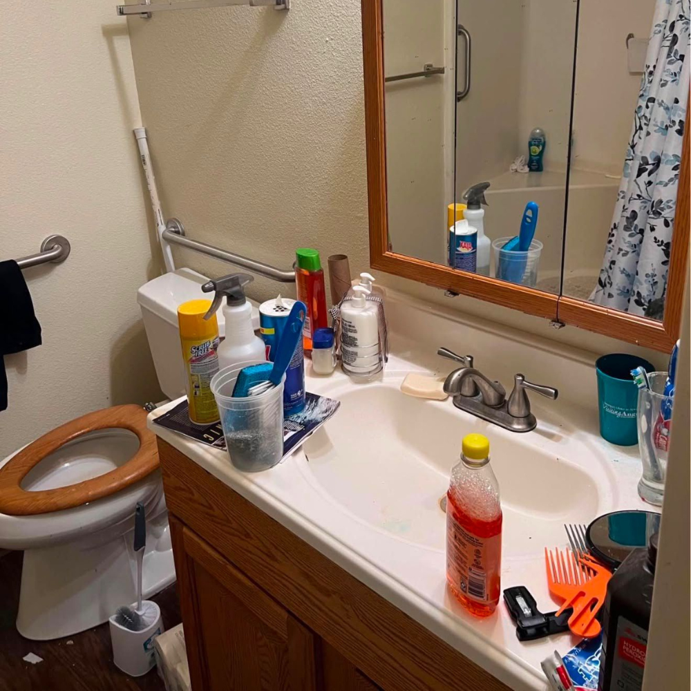 Before cleaning